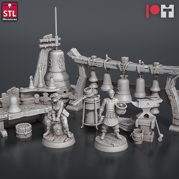Bell Makers Set Complete | STL Miniatures | 8k 3D prints | Tabletop  Miniatures