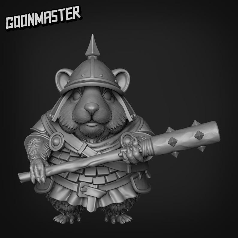 Hamster Maces Alt Versions | Goon Master Games | 12k 3D Prints