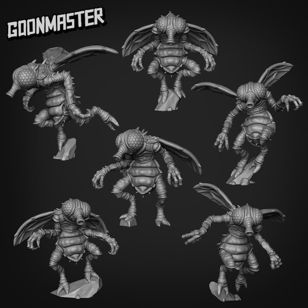 Filthy Fly Folk | Goon Master Games | 12k 3D prints | Tabletop Miniatures | 32mm