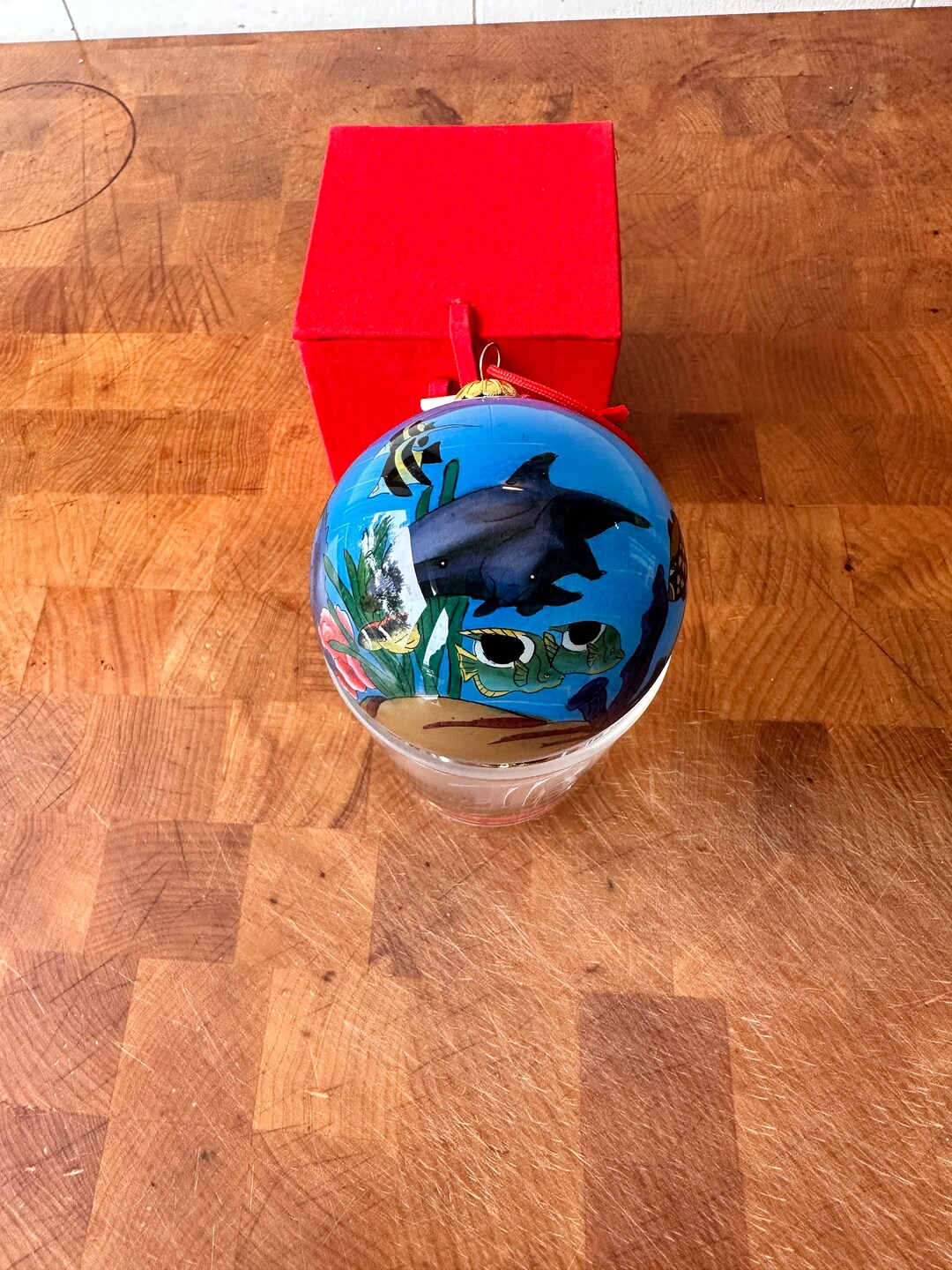 Stunning Glass Sea Life Christmas Ornament Etsy