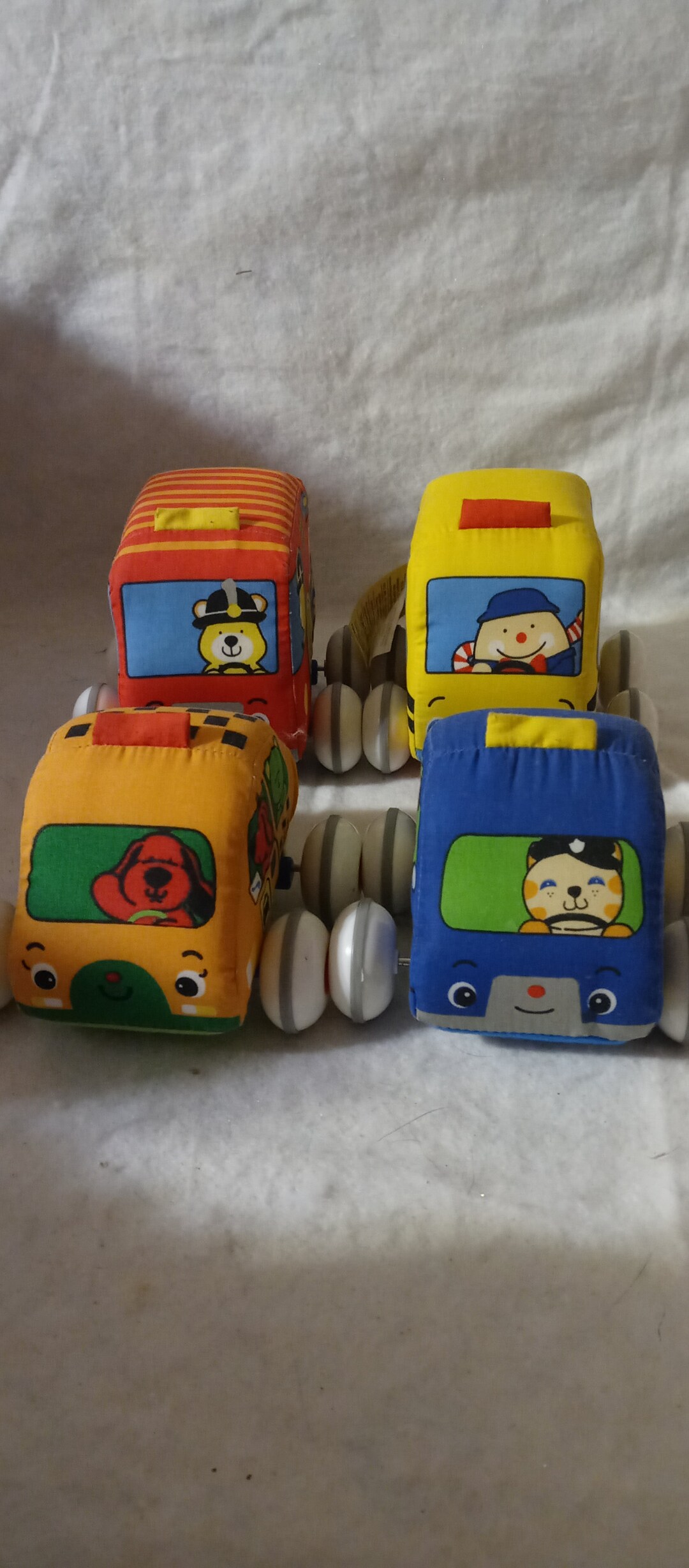 Melissa & Doug Set of 4 Pull Back Town Vehicles Etsy
