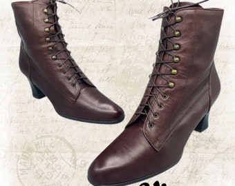 victorian style lace up ankle boots uk