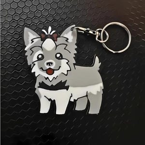 Yorkie Keychain