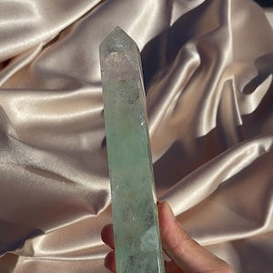 Tall and Saturated Fluorite Crystal Tower Oblisk | High Quality