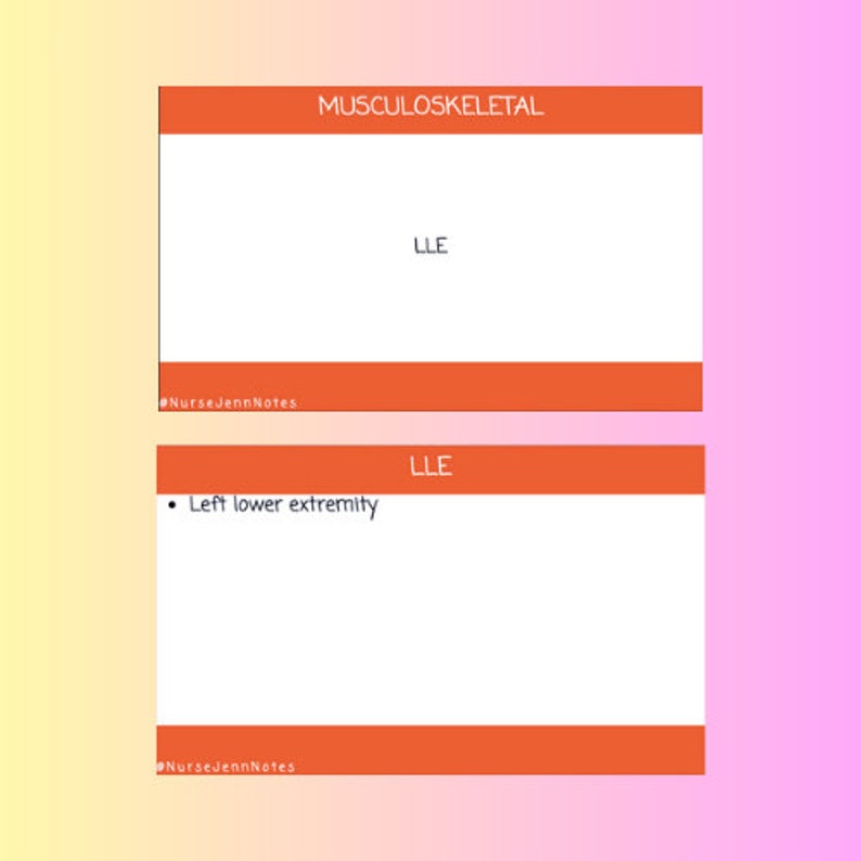 Medical Terminology Flashcards: Musculoskeletal System image 4