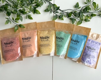 Rainbow Magic Dust- Positive Potions for Kids- Non Toxic Biodegradable Ingredients