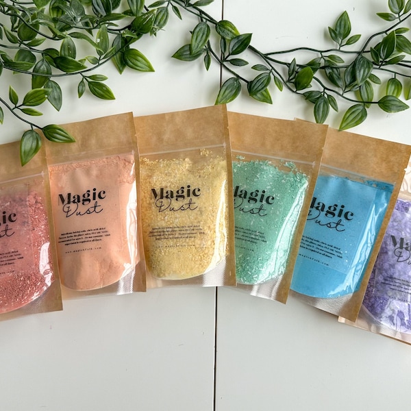 Rainbow Magic Dust- Positive Potions for Kids- Non Toxic Biodegradable Ingredients
