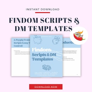 Findom-skript och DM-mallar