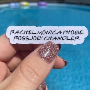 friends name sticker