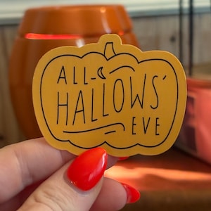 All Hallows Eve sticker| witches| witchy| Halloween stickers
