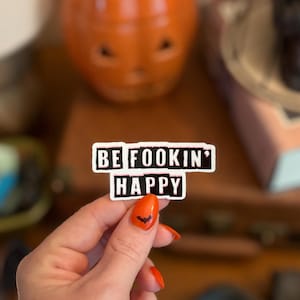 YUNGBLUD| be fookin’ happy sticker| music stickers