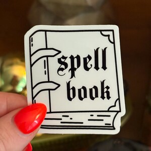 Spell book stickers| witch stickers| Halloween stickers