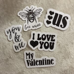 Valentinstag Sticker Pack (5 Stück)