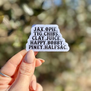 SAMCRO| Sons of Anarchy| Character sticker