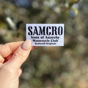 SAMCRO| Sons of Anarchy sticker