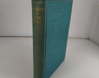 Research And Thesis Writing John C. Almack 1930 Houghton Mifflin Hardcover