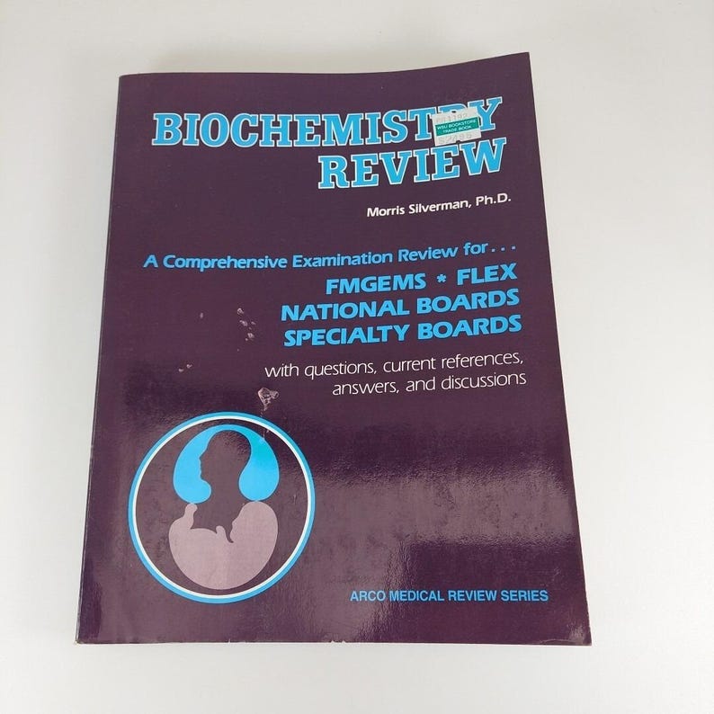 Biochemistry Review Arco Medical Review Series Morris Silverman 1984 ...