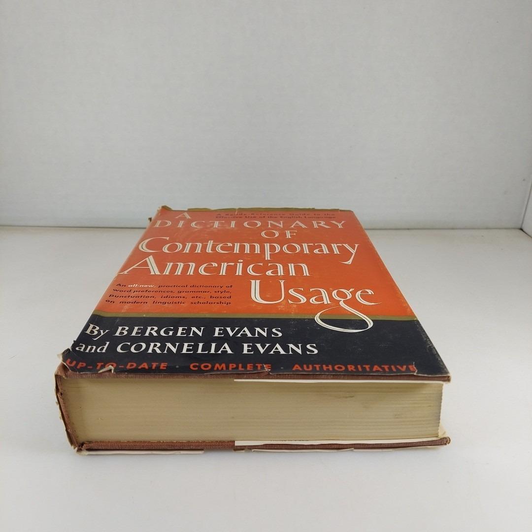 A Dictionary of Contemporary American Usage Bergen & Cornelia