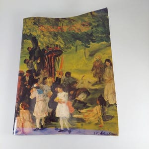 May include: A book cover featuring a painting of a group of children in a park. The artwork has a green and yellow background with figures in white dresses and dark clothing. The title includes the words "Developmental Psychology".