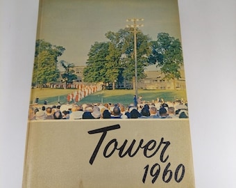 Urbana High School Tower 1960 Yearbook Annual Urbana Ohio