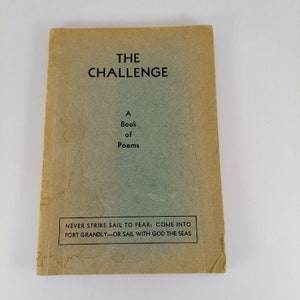 The Challenge A Book Of Poems 1940 G.R. Higham, Bob White Publishing Paperback