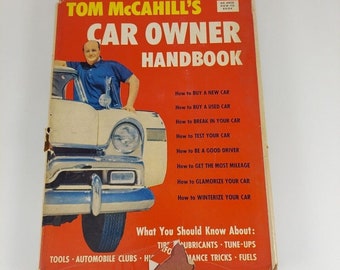 Tom McCahill's Car Owner Handbook 1956 Arco Publishing Illustrated HCDJ