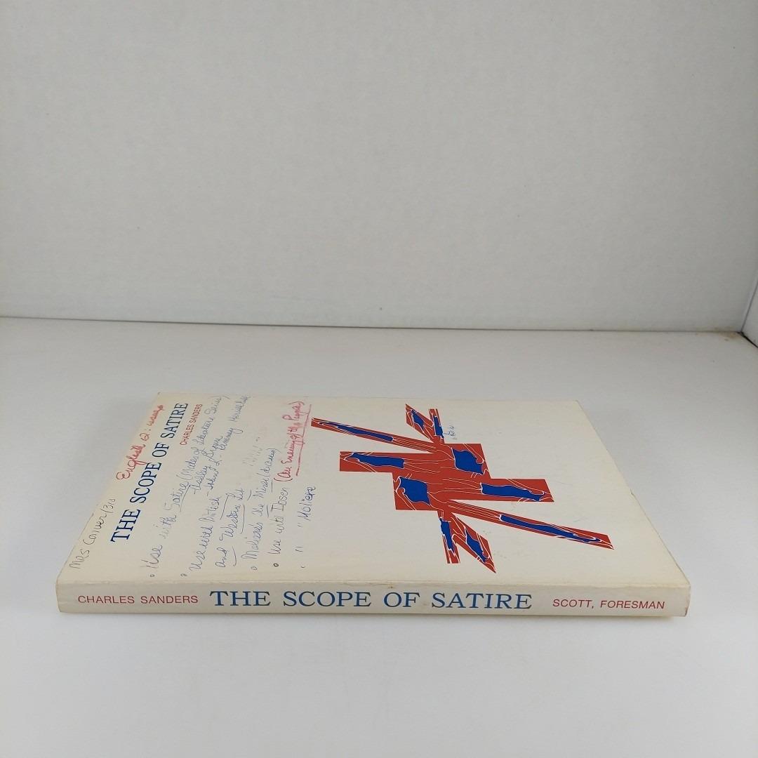 The Scope of Satire by Charles Sanders PB First Edition 1971 Scott Foresman - Etsy