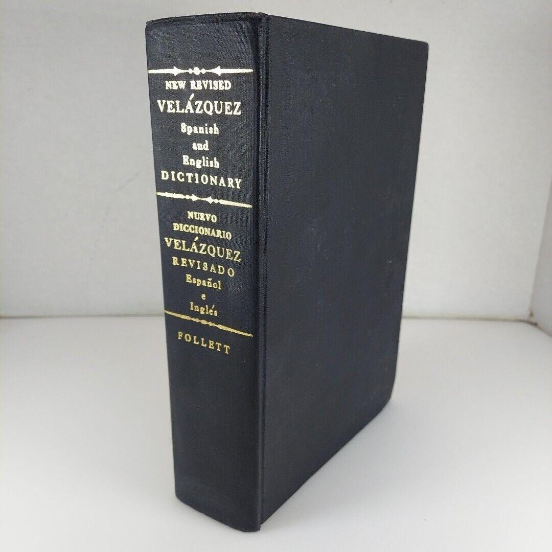 New Revised Velazquez Spanish and English Dictionary & Español E Inglés ...