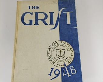 The Grist 1948 Rhode Island State College (URI) Yearbook, Kingston, Rhode Island