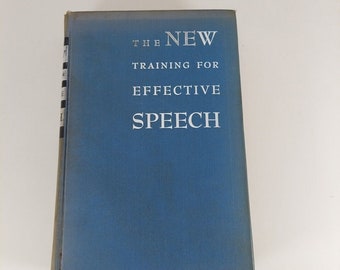 De nieuwe training voor effectief spreken Robert T. Oliver 1947 4e druk HC Dryden