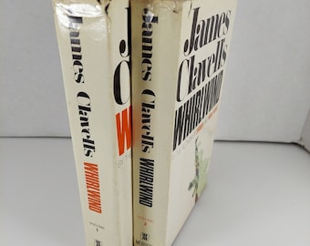 James Clavell’s Whirlwind 2 Volume Set 1986 William Morrow HCDJ Book Club Ed.