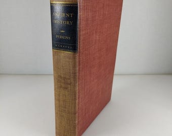 Ancient History by Clarence Perkins 1936 Harper And Brothers Illustrated HC