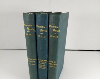 Waverley Novels Band 30, 31, 32 Fair Maid of Perth & Annie of Geierstein Ill. HC