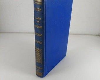 Paradise Lost by John MIlton Odyssey Press 1935 Hardcover 11th Printing
