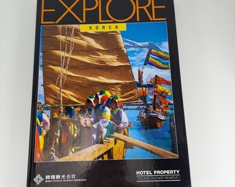 Explore Korea 1989-1990 Edition Illustrated HC Korea National Tourism Corp