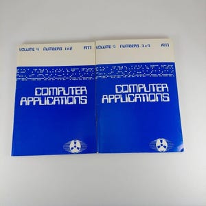 Computer Anwendungen Band 4 Nr. 1 & 2, 3 und 4, 1977 Die Universität von Nottingham