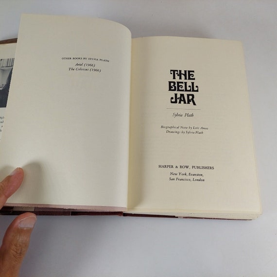 The Bell Jar Sylvia Plath First Edition Rare