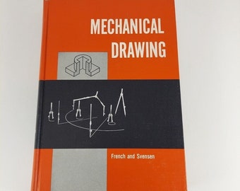 Mechanische Zeichnung 6th Ed French und Svensen Illustrierte EHc 1957 McGraw-Hill