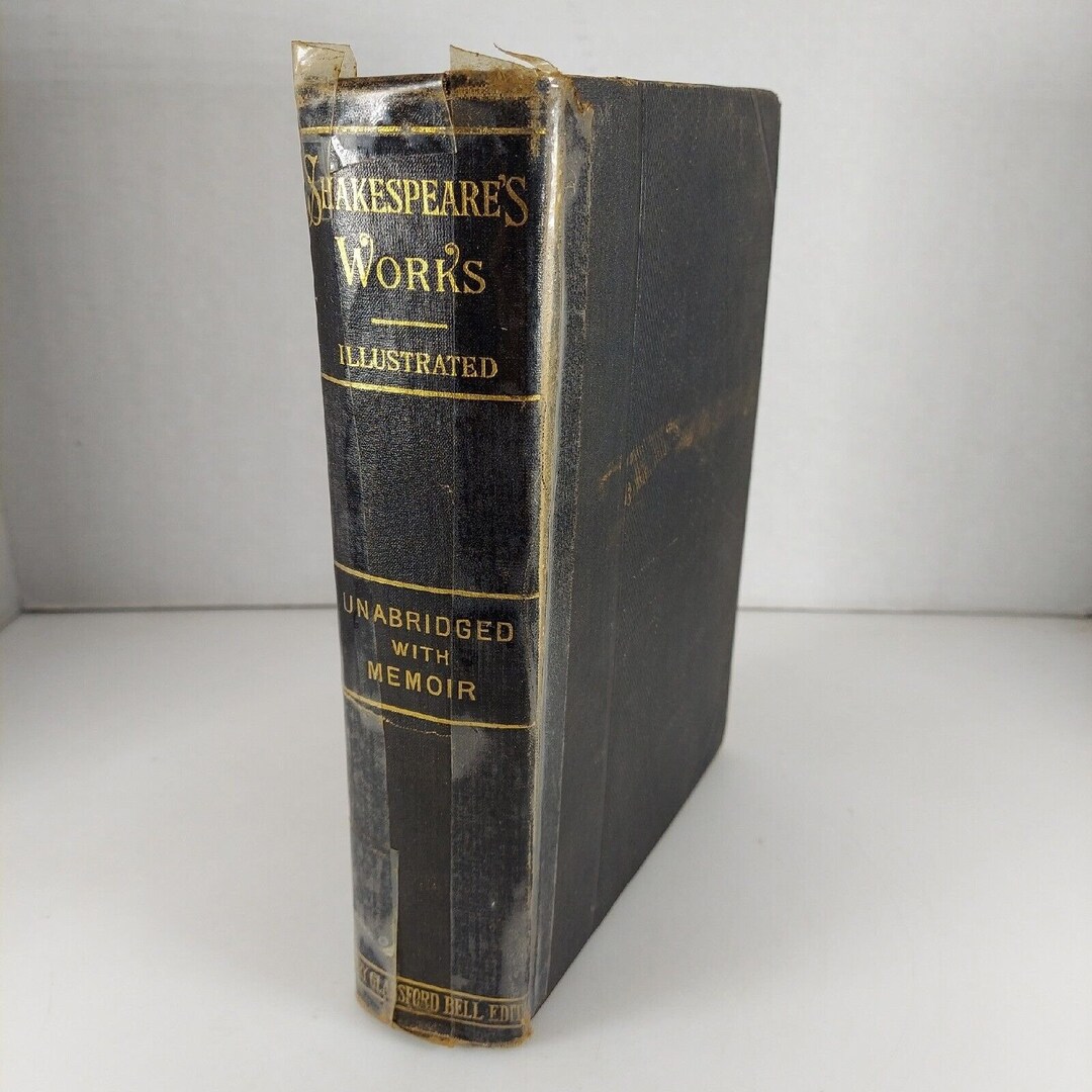 Shakespeare's Works Dramatic and Poetic Unabridged With Memoir HC Wm L ...