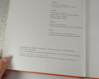 A Treasury of Scandinavian Design De Luxe Edition 1961 Golden