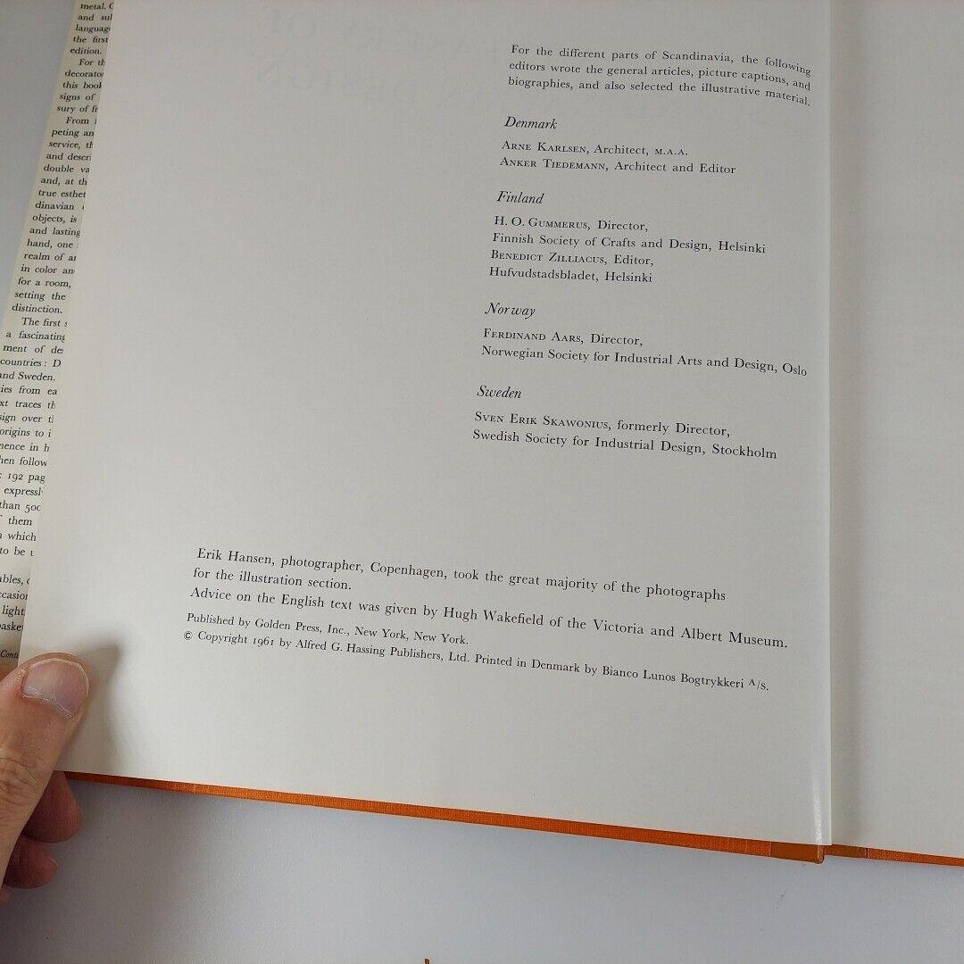 A Treasury of Scandinavian Design De Luxe Edition 1961 Golden