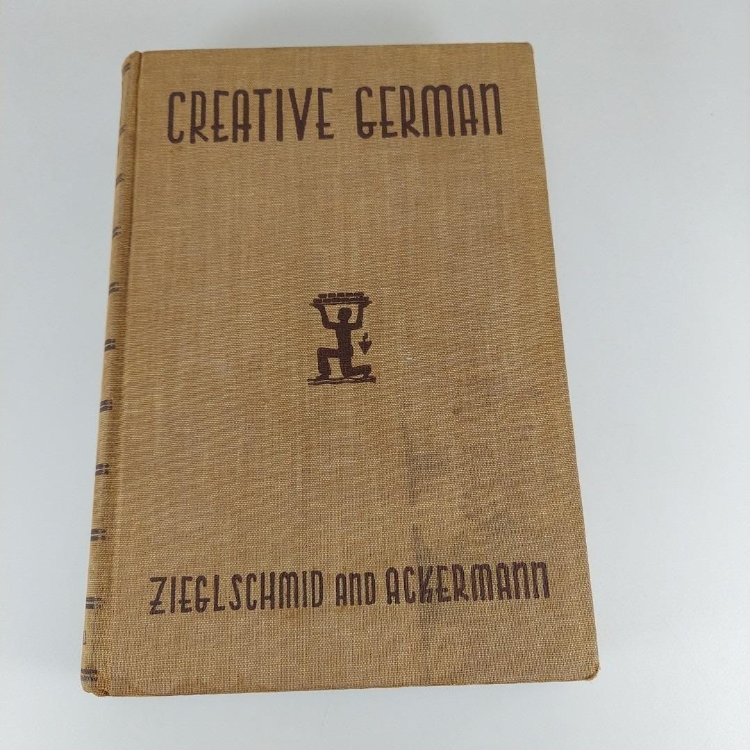 Creative German Zieglschmid and Ackermann 1936 Prentice-hall