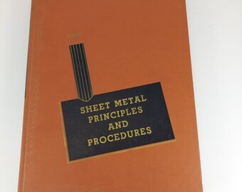 Blechprinzipien und -verfahren Emanuele Stieri, Prentice-Hall 1960 3. HC