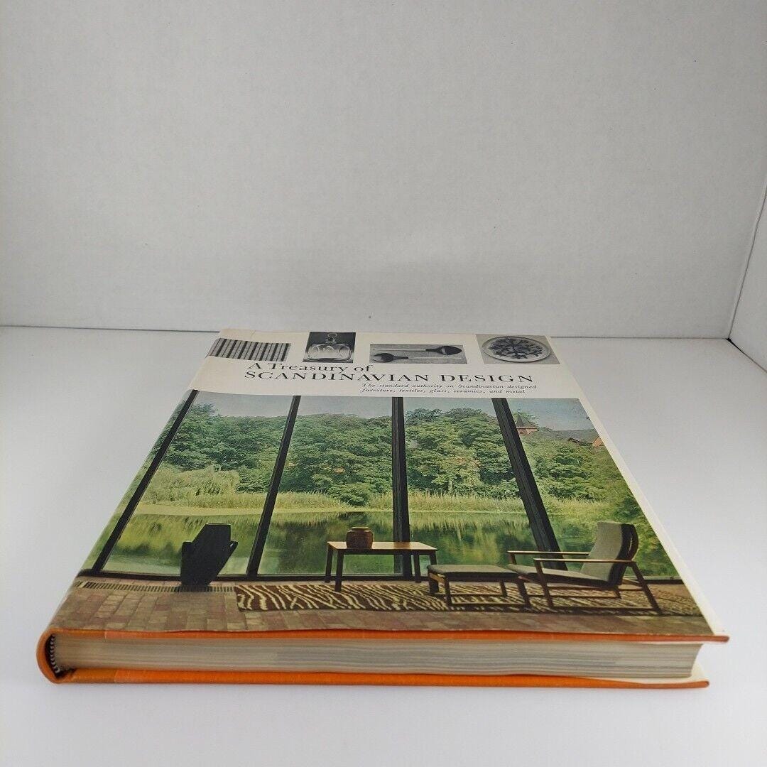 A Treasury of Scandinavian Design De Luxe Edition 1961 Golden