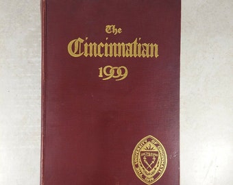 VTG 1909 The Cincinnatian Official Annual of the University of Cincinnati