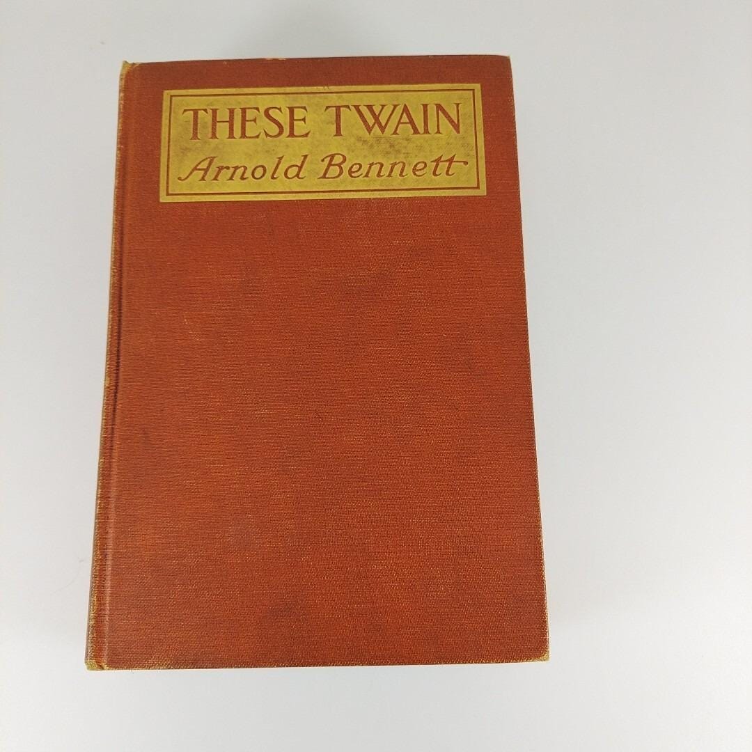 These Twain by Arnold Bennett 1915 George H. Doran Company Hardcover - Etsy