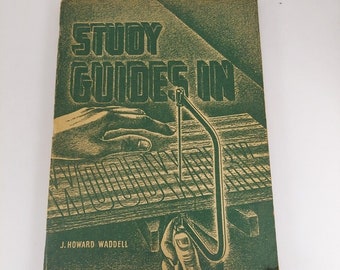 Manuels d'étude de la menuiserie J. Howard Waddell 1938 Cahier d'exercices McCormick-Mathers PB