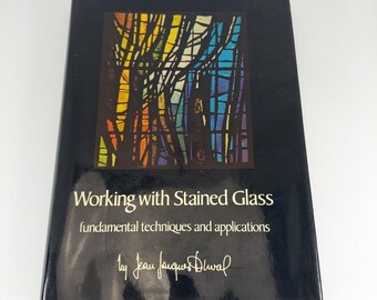 Att arbeta med målat glas Jean Jacques Duval 1972 1:a trycket Illustrerad HCDJ