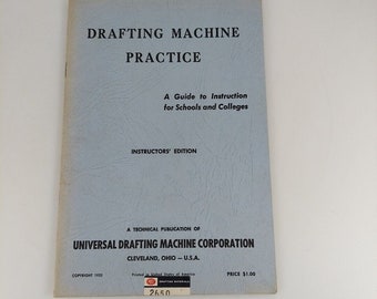 Drafting Machine Practice Guide To Instruction For Schools & Colleges Instructor