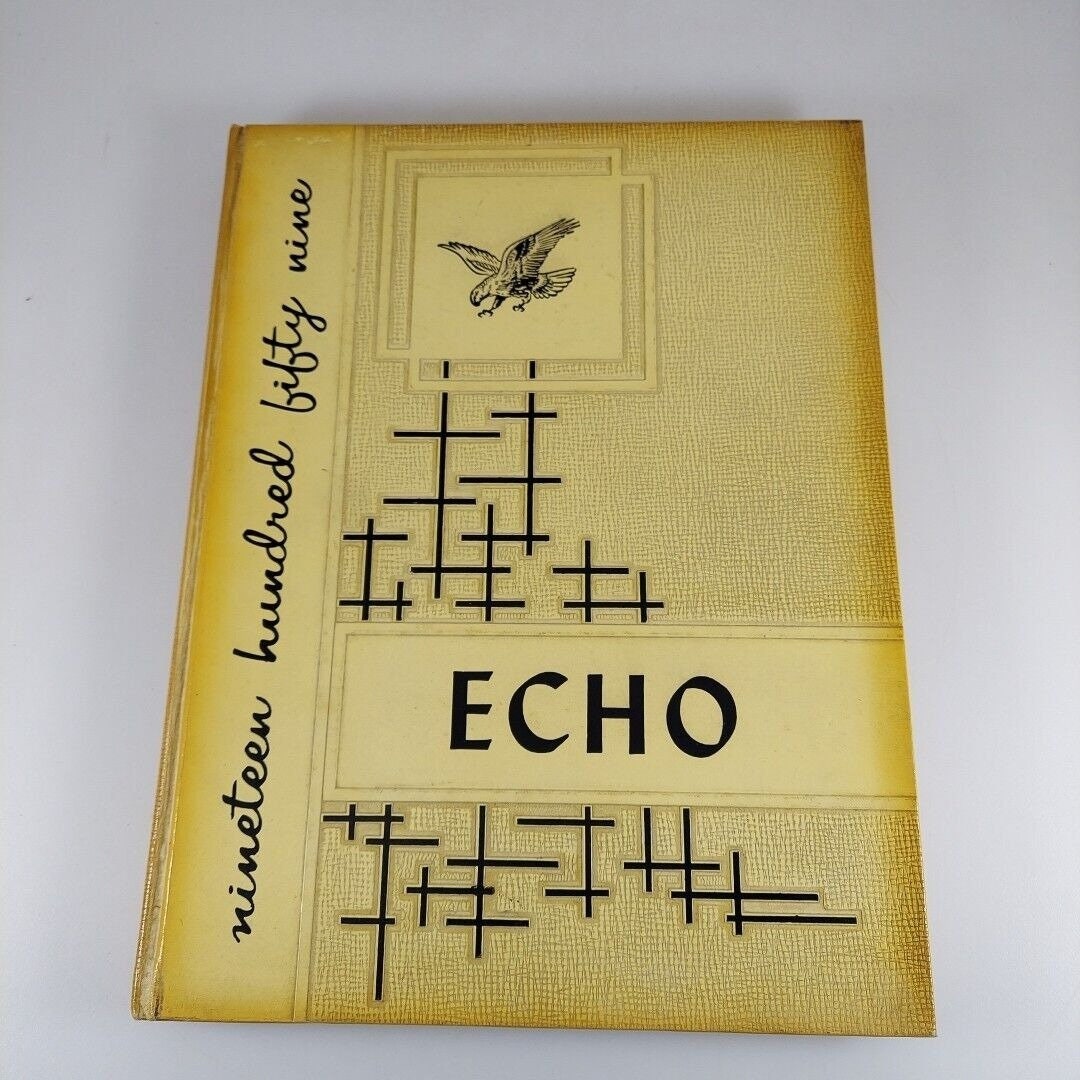 Graham High School Echo Yearbook 1959 St. Paris, Ohio Etsy